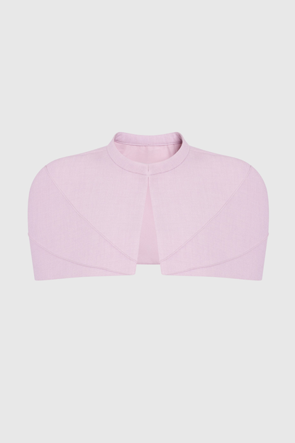 Viseo Pleated Cape Mini Dress
