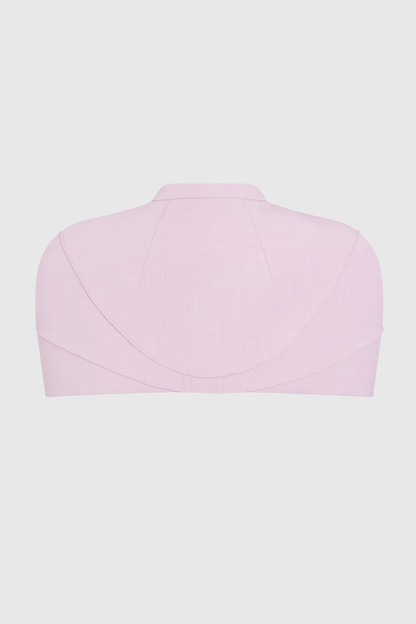 Viseo Pleated Cape Mini Dress