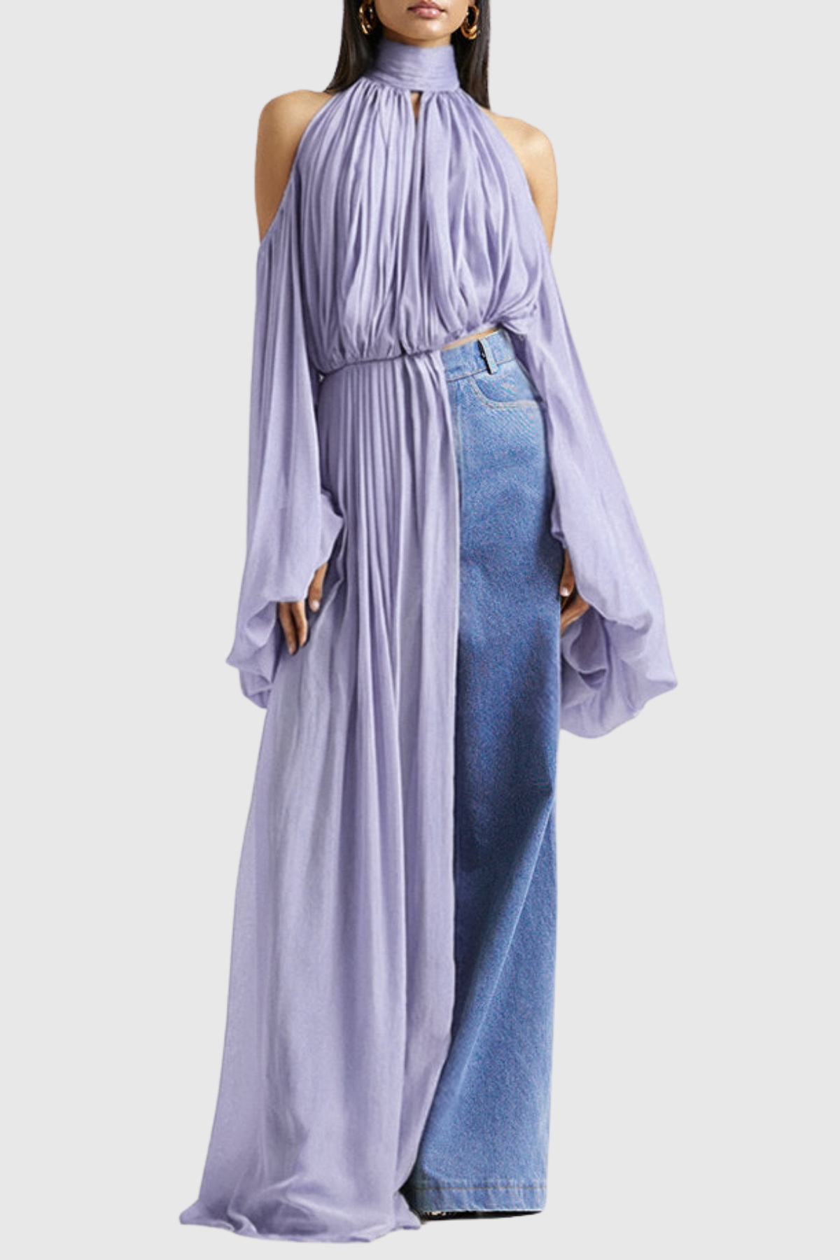 Wildera Draped Top - Purple