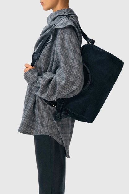 Wilka Asymmetric Cape Shirt