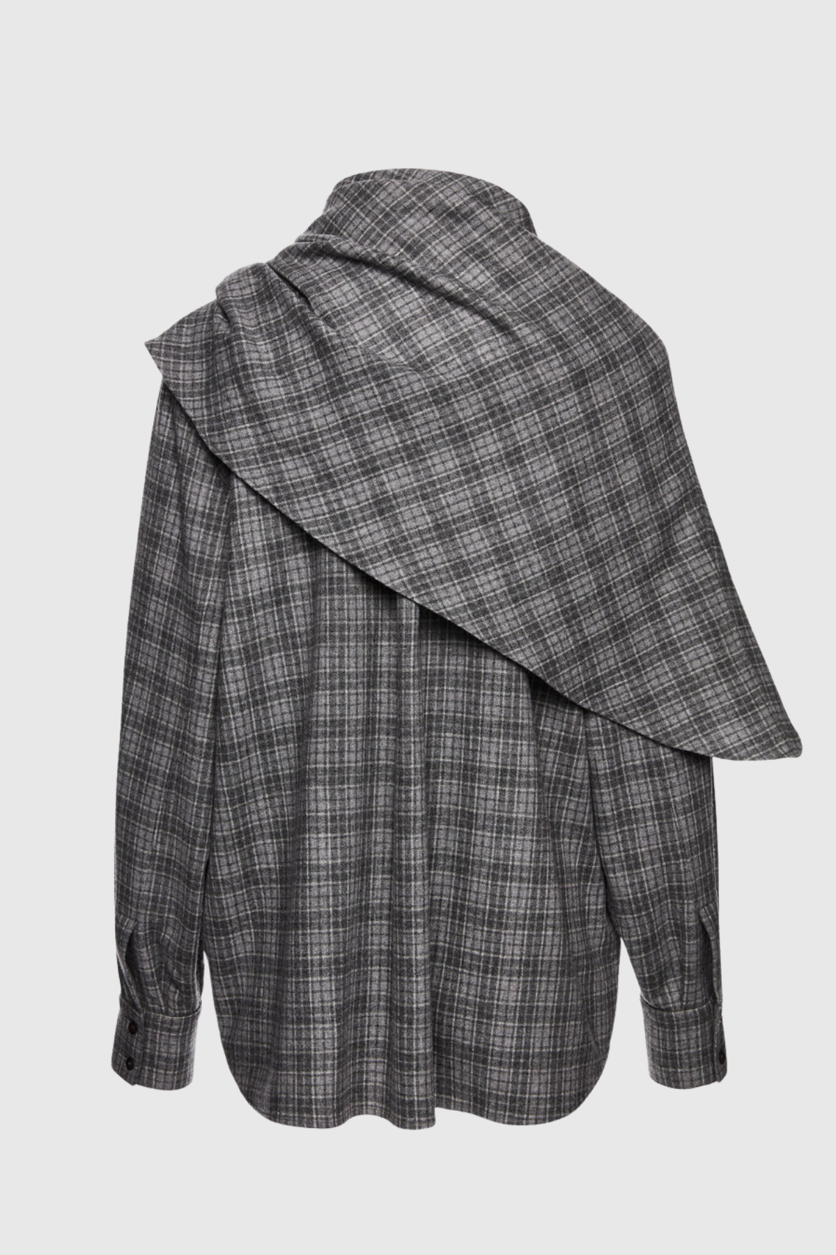 Wilka Asymmetric Cape Shirt
