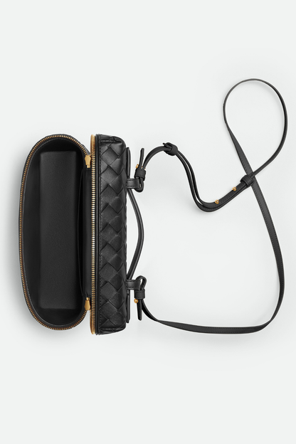 Yaritza Woven Clutch Bag - Black