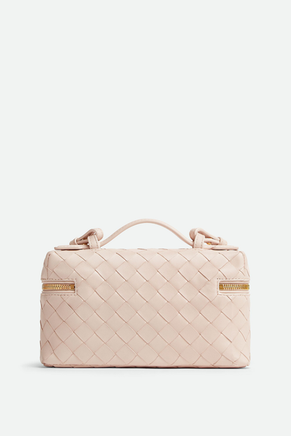 Yaritza Woven Clutch Bag - Pink