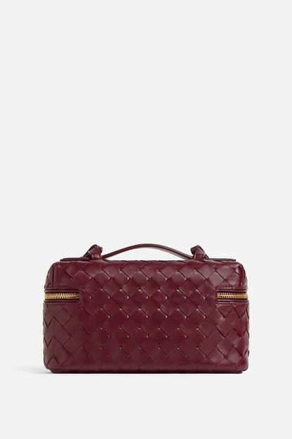 Yaritza Woven Clutch Bag - Wine