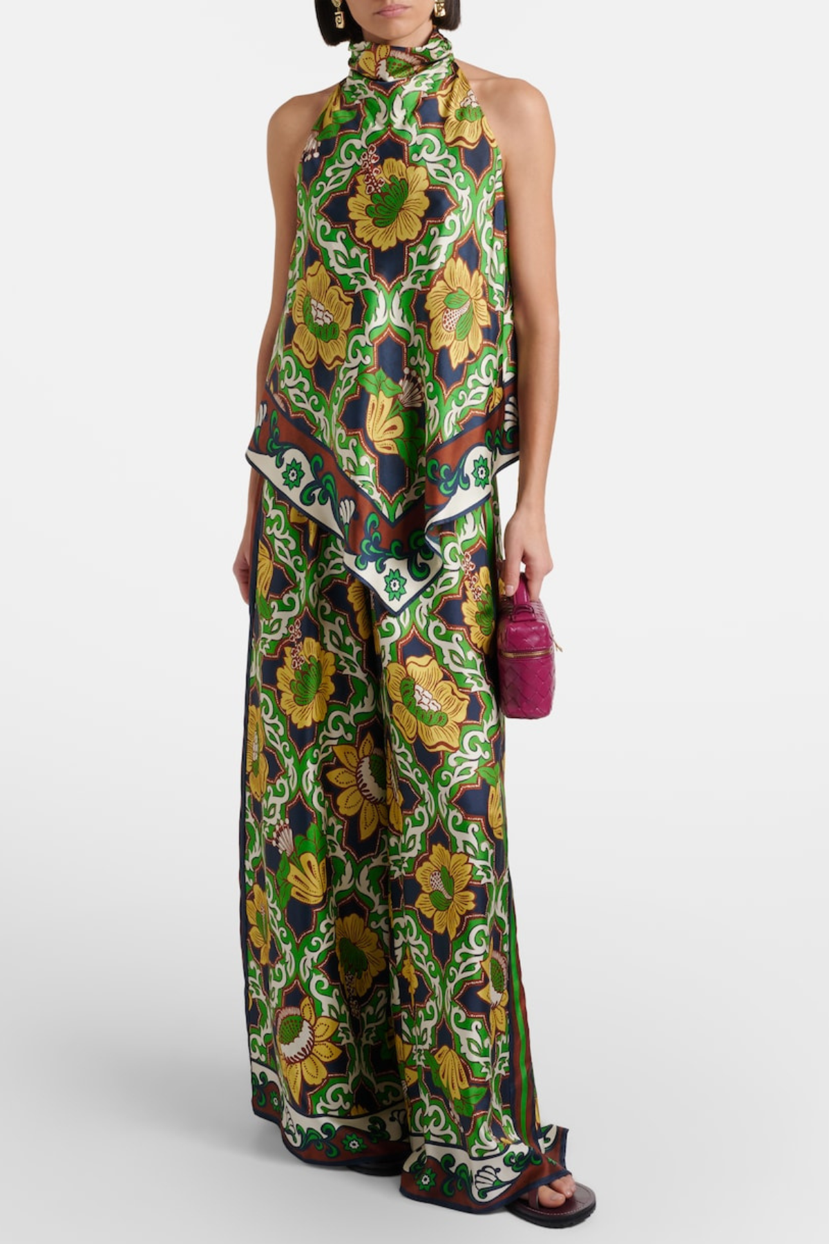 Yasma Halter Print Top & Pants Set