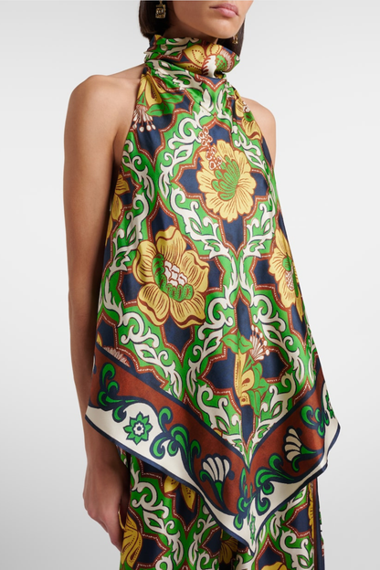Yasma Halter Print Top & Pants Set
