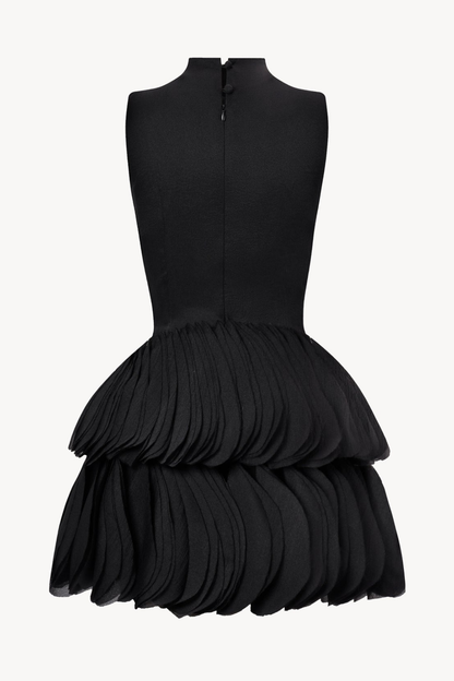 Yesenia Sleeveless Petal Mini Dress