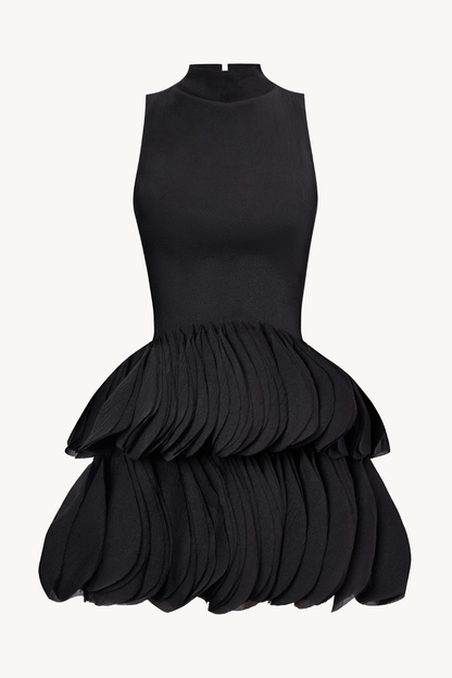 Yesenia Sleeveless Petal Mini Dress