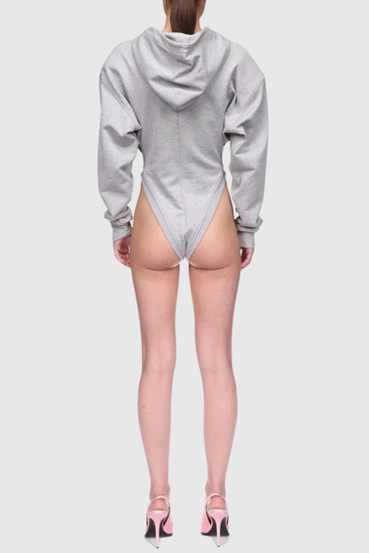 Zelmira Floral Hooded Bodysuit