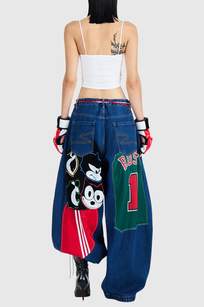 Zeynep Patchwork Jeans
