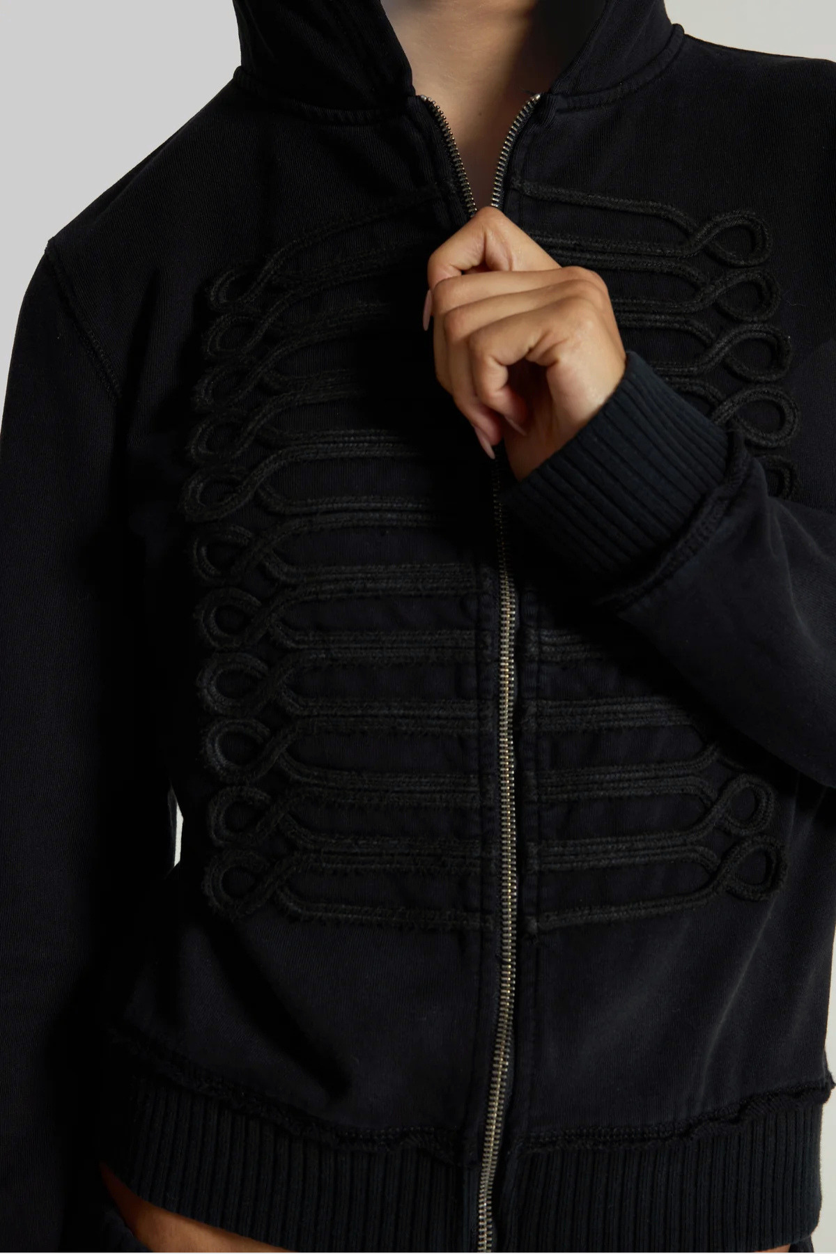 Zmma Military Hoodie - Black