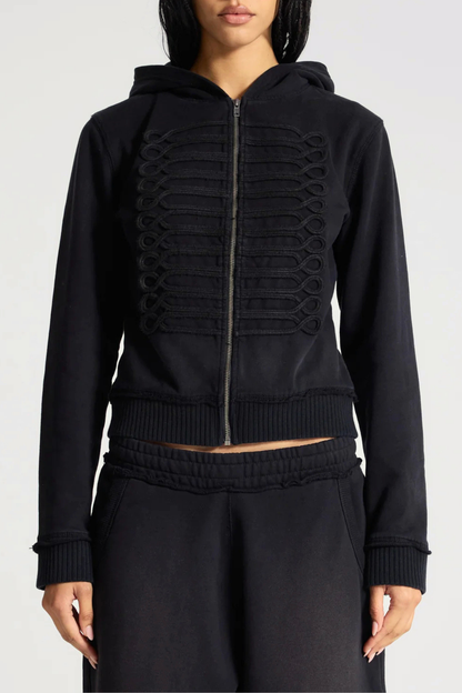 Zmma Military Hoodie - Black