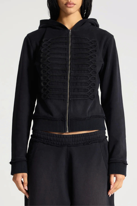 Zmma Military Hoodie - Black