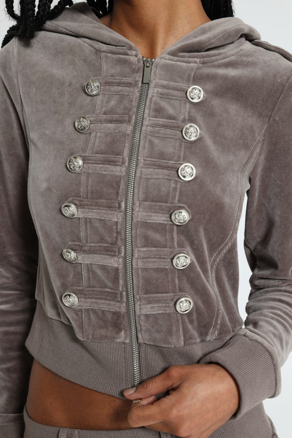 Zmma Military Velvet Hoodie
