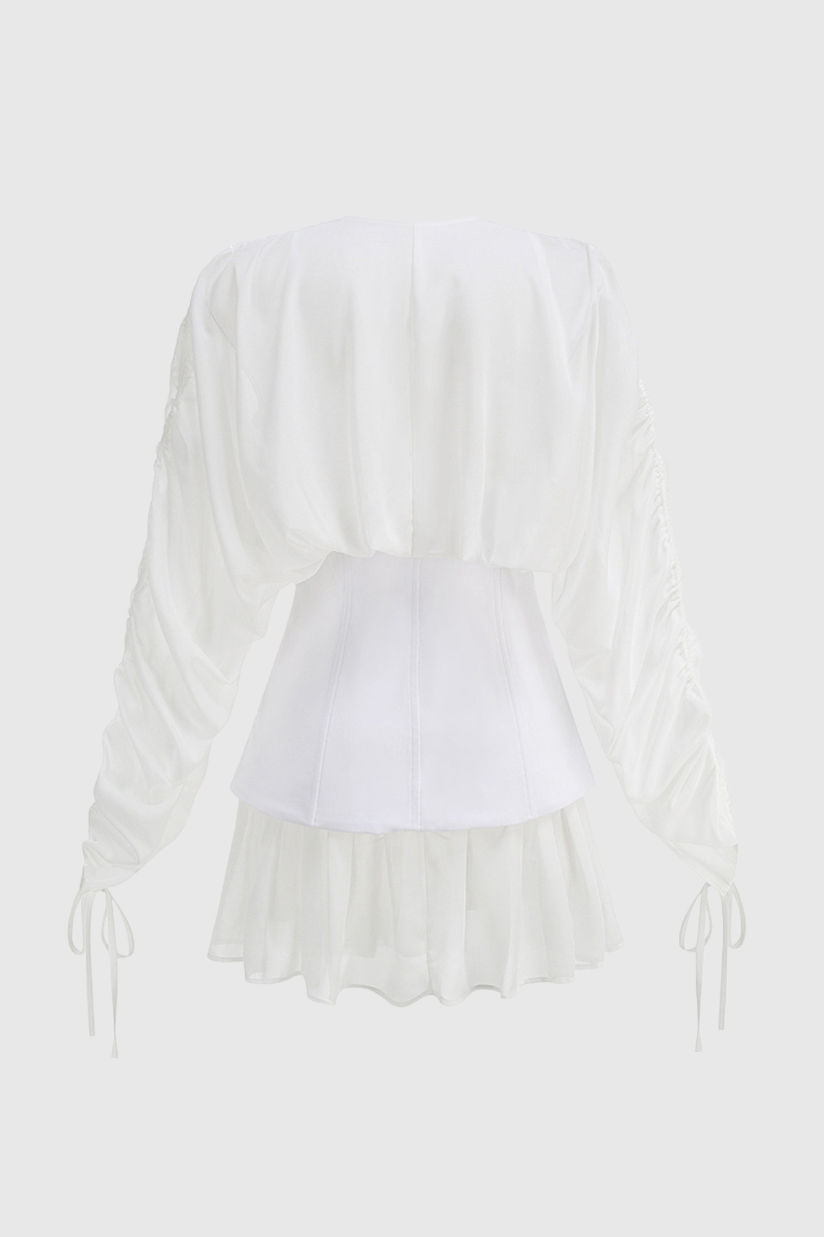 Zorion Corset Mesh Mini Dress