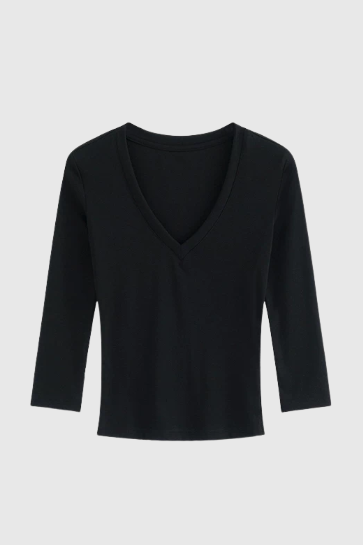 Zrina V-neck Top - Black