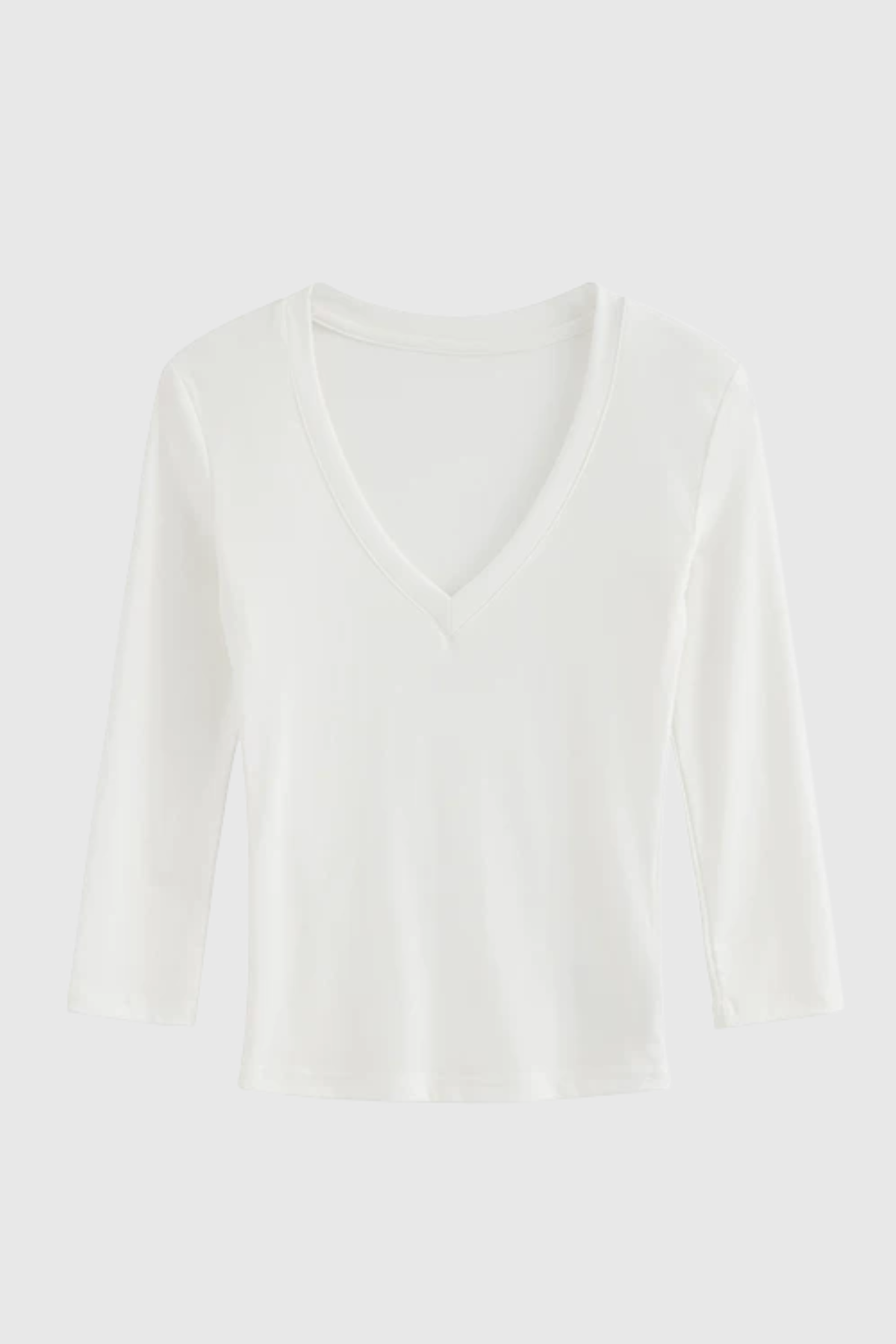 Zrina V-neck Top - White