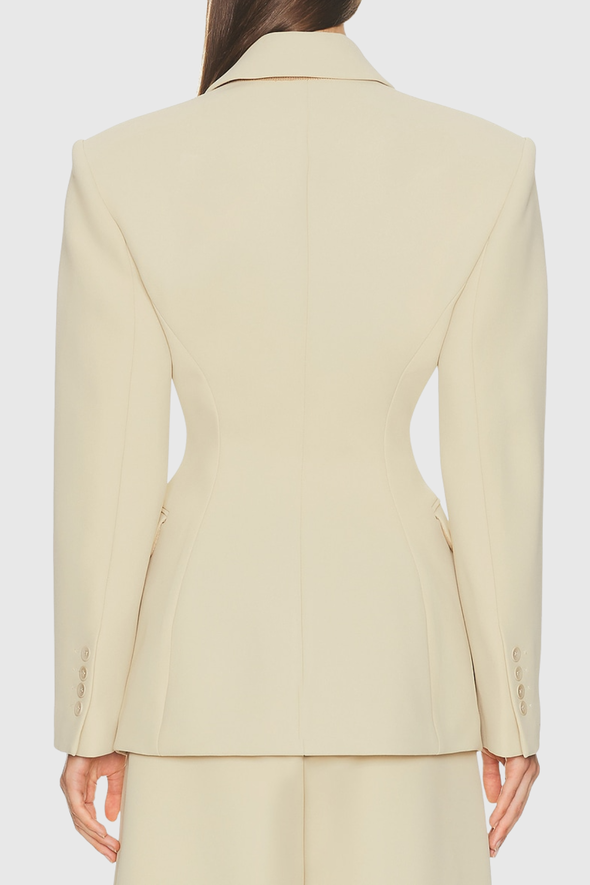 Zrturo Double Breasted Curve Blazer