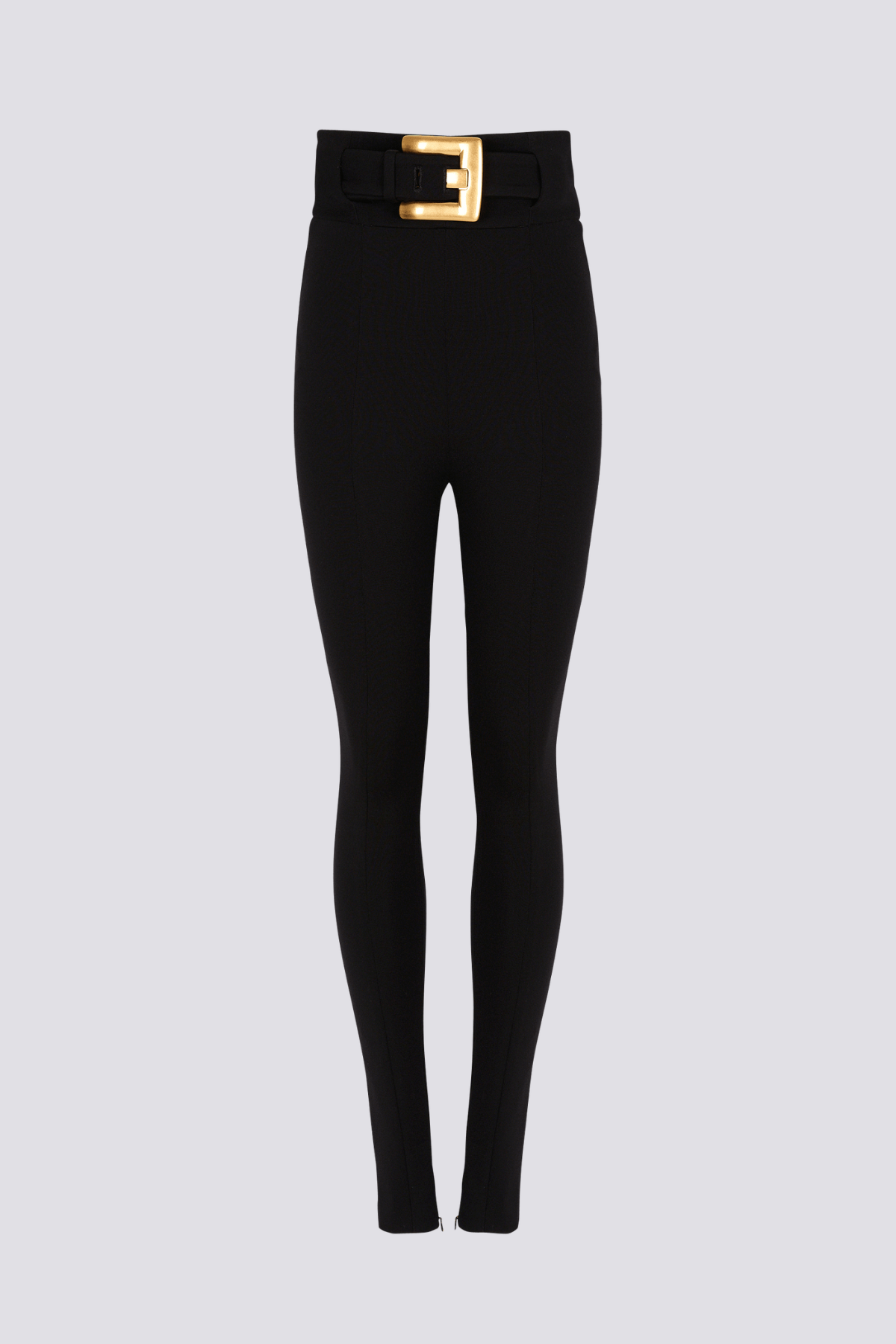 Zuko Gold Belted Leggings - Black