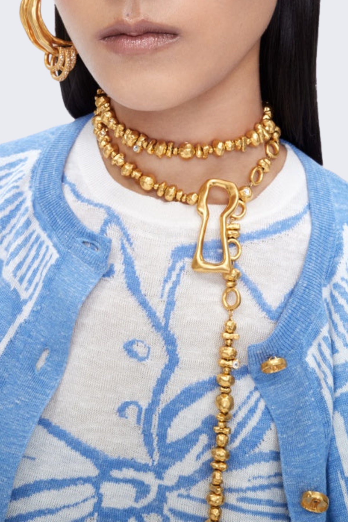 Zuma Key Gold Chain Belt