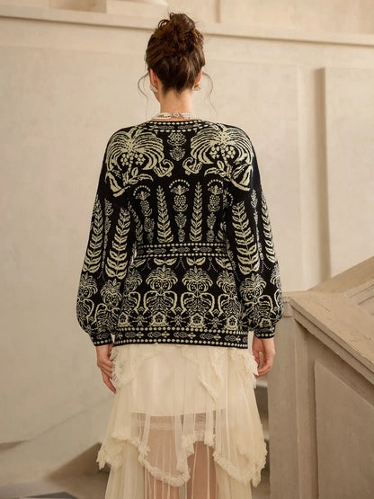 Bohemian Floral Print Tie Top