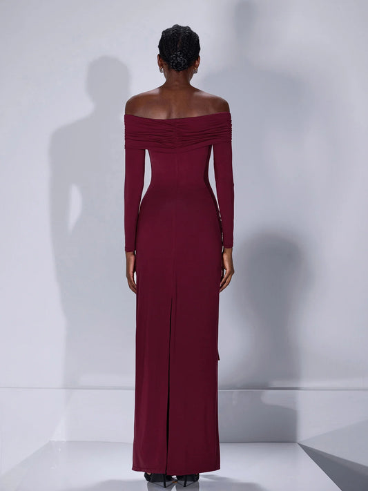 Strapless Bodycon Bandage Maxi Dress