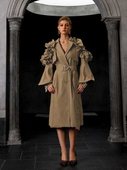 Tie-Waist Tunic Coat