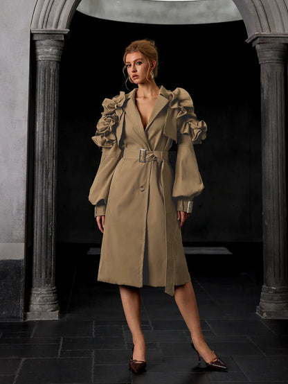 Tie-Waist Tunic Coat