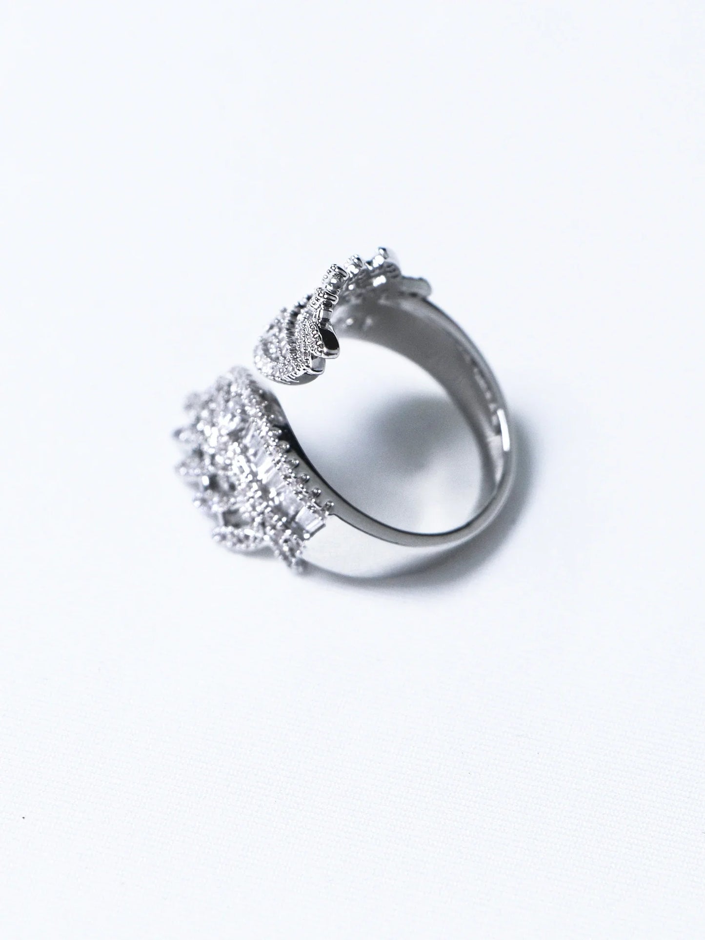 Wide Angel Wing Ring